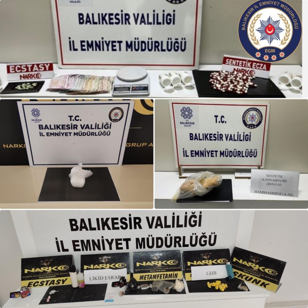 Edremit’te uyuşturucu operasyonu