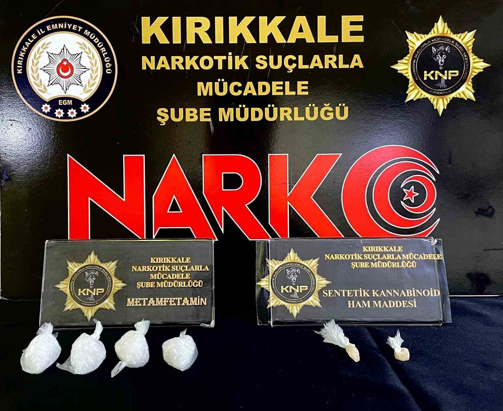 Kırıkkale’de uyuşturucu operasyonu: 1 tutuklama, 5 şüpheliye adli işlem