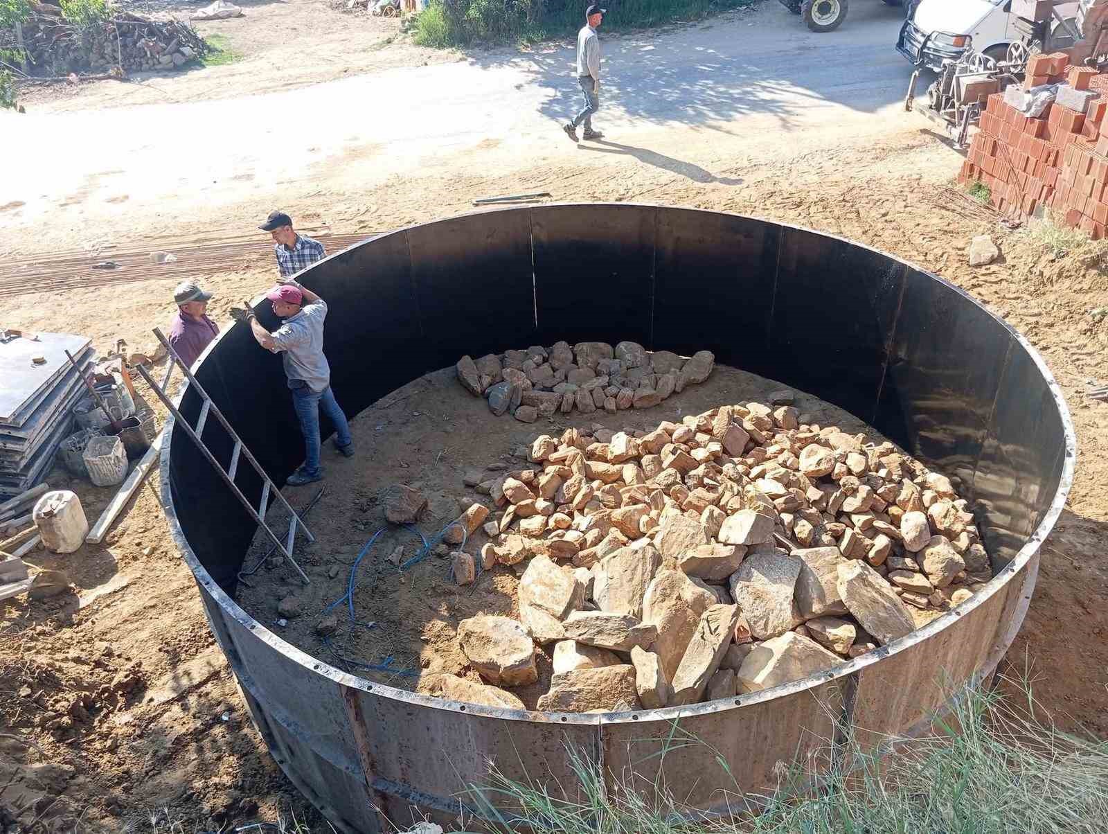 Karacaali Mahallesi’ne yangın ve su ihtiyacı için 100 tonluk depo