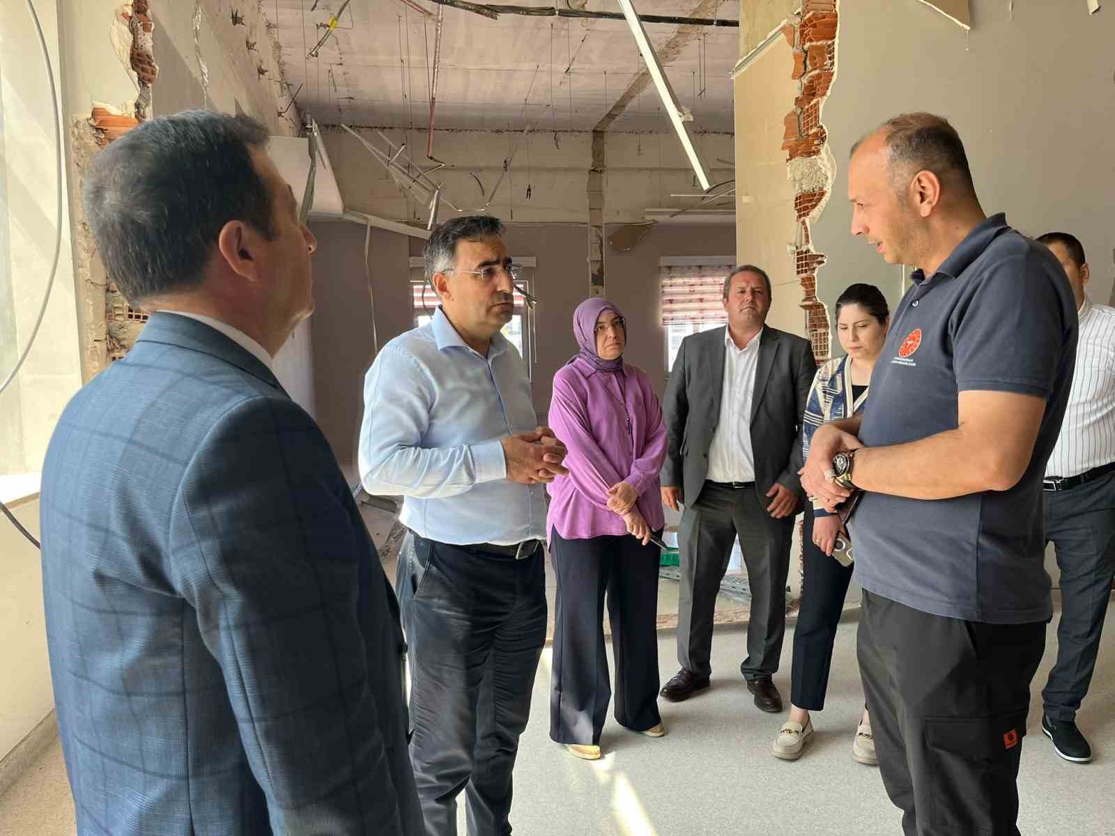 T&uuml;p bebek merkezi inşaat &ccedil;alışmaları s&uuml;r&uuml;yor
