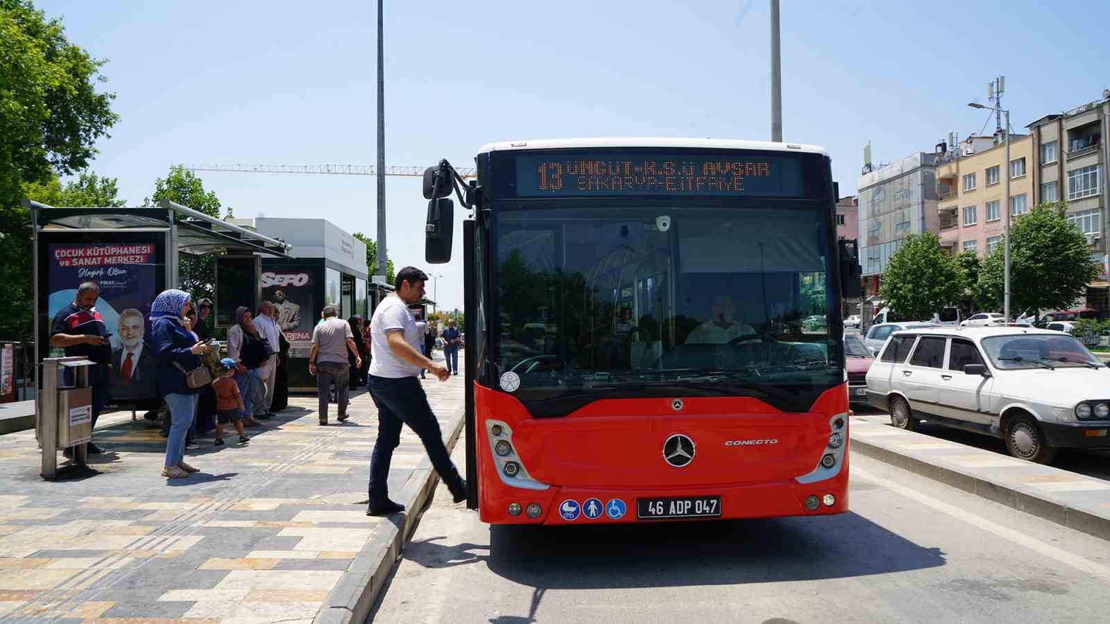 Kahramanmaraş’ta bayramda ücretsiz 11 bin 250 yolcu taşındı