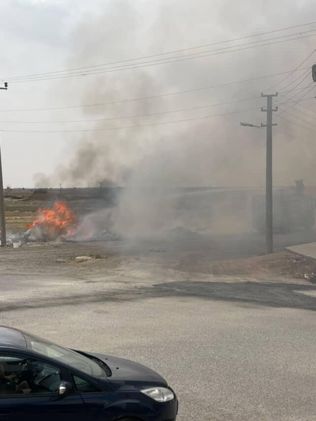 Mardin’de çalılık alanda çıkan yangın söndürüldü