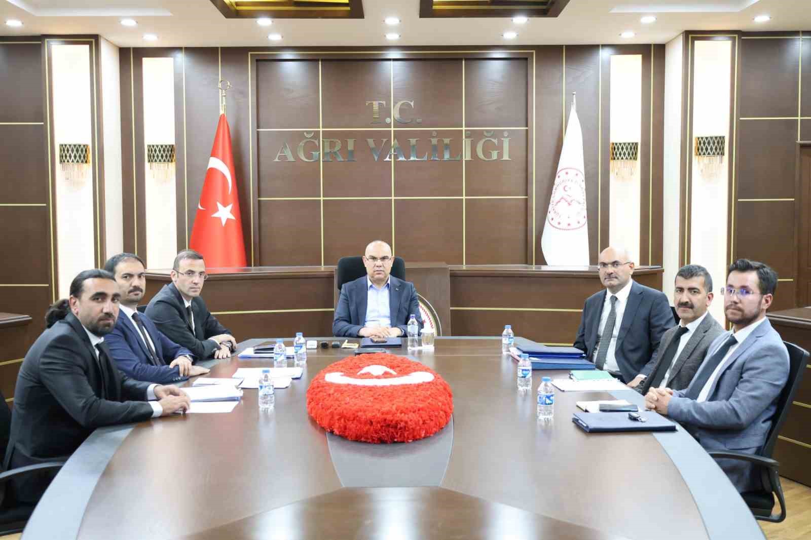 Ağrı’da haftalık çalışma grubu toplantısı yapıldı