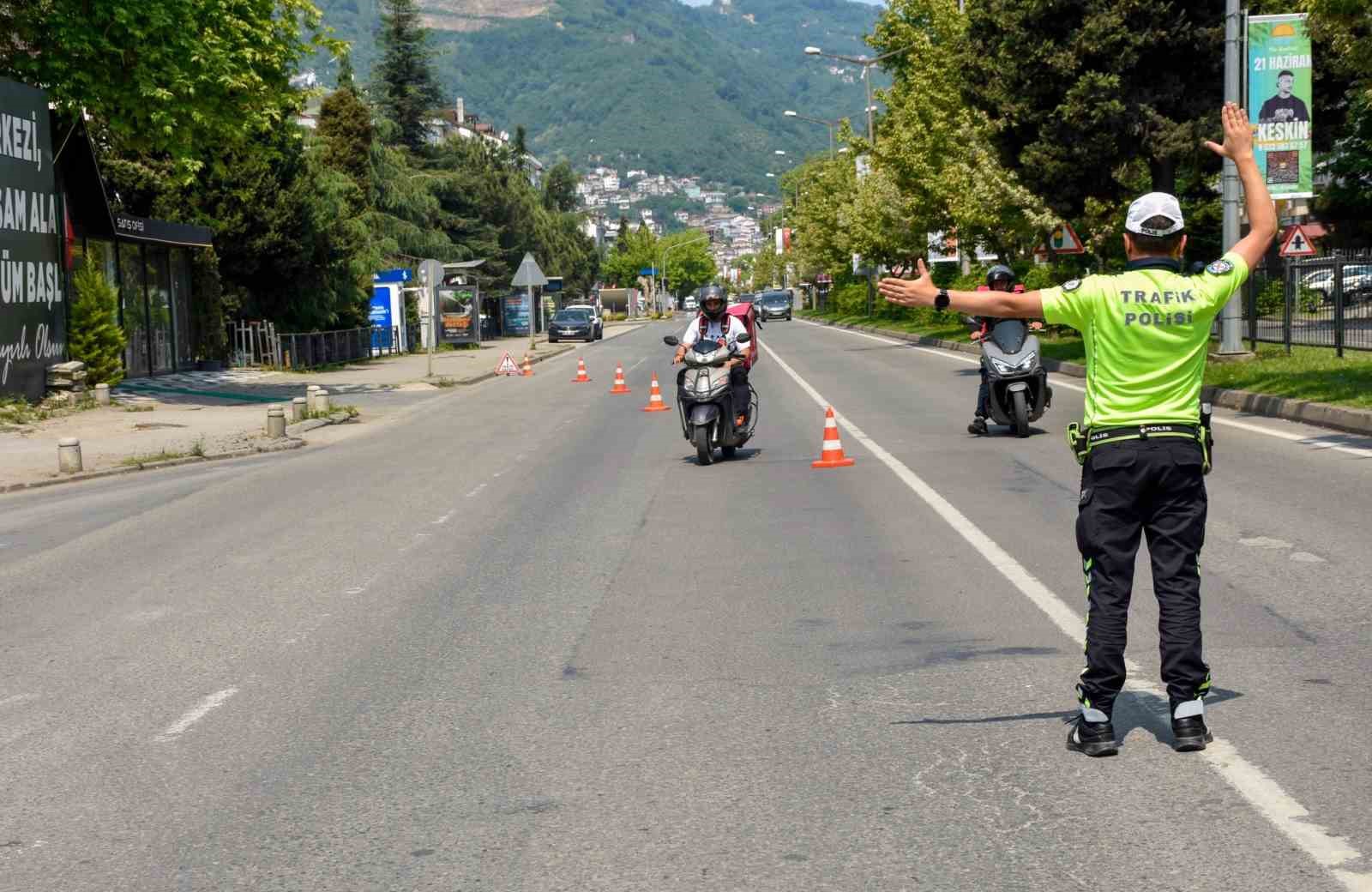 Ordu’da 9 günde 22 bine yakın araç ve sürücüsü denetledi