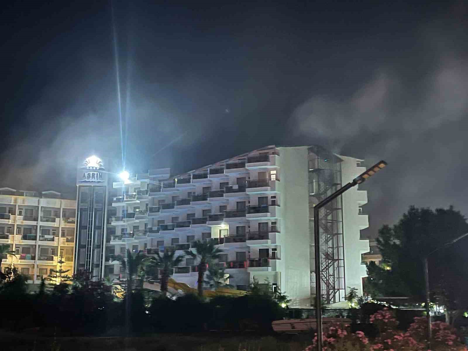 Alanya’da otel yangını