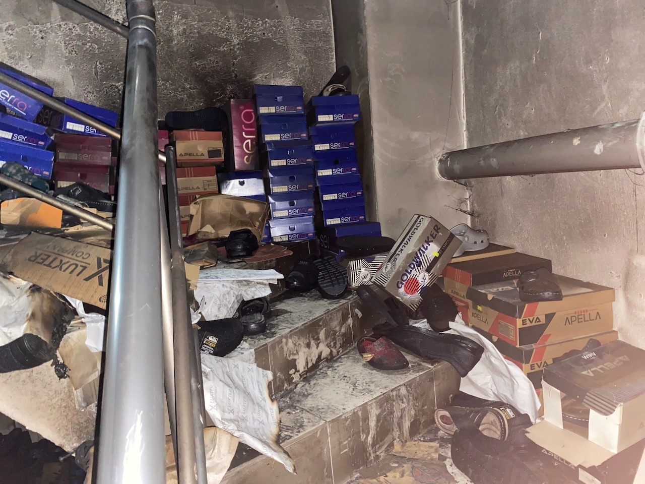 Konya&rsquo;da iş yerinin bodrumunda yangın
