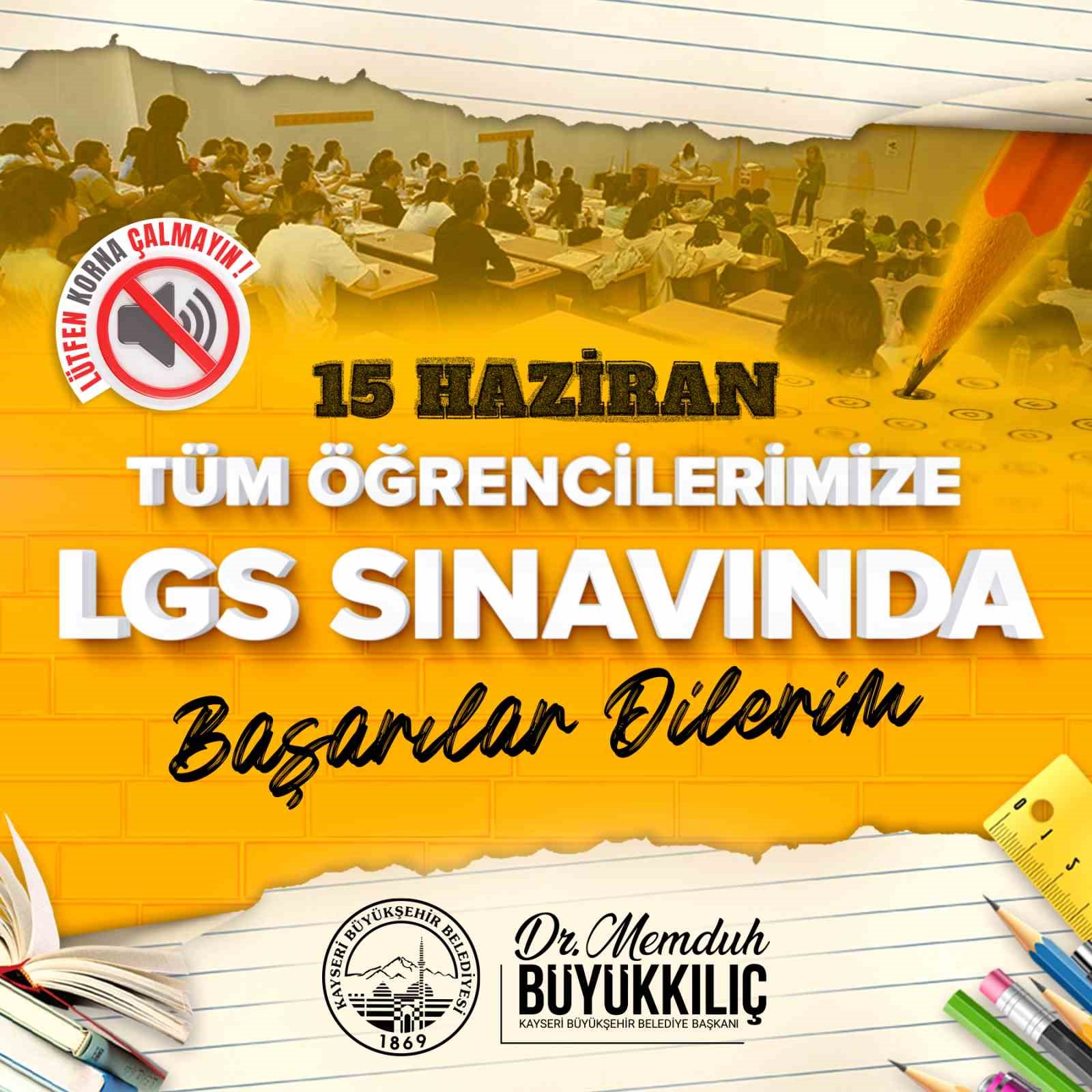 Başkan B&uuml;y&uuml;kkılı&ccedil;&rsquo;tan LGS &ouml;ncesi moral ve destek: 631 &ouml;ğrenciye &uuml;cretsiz kurs
