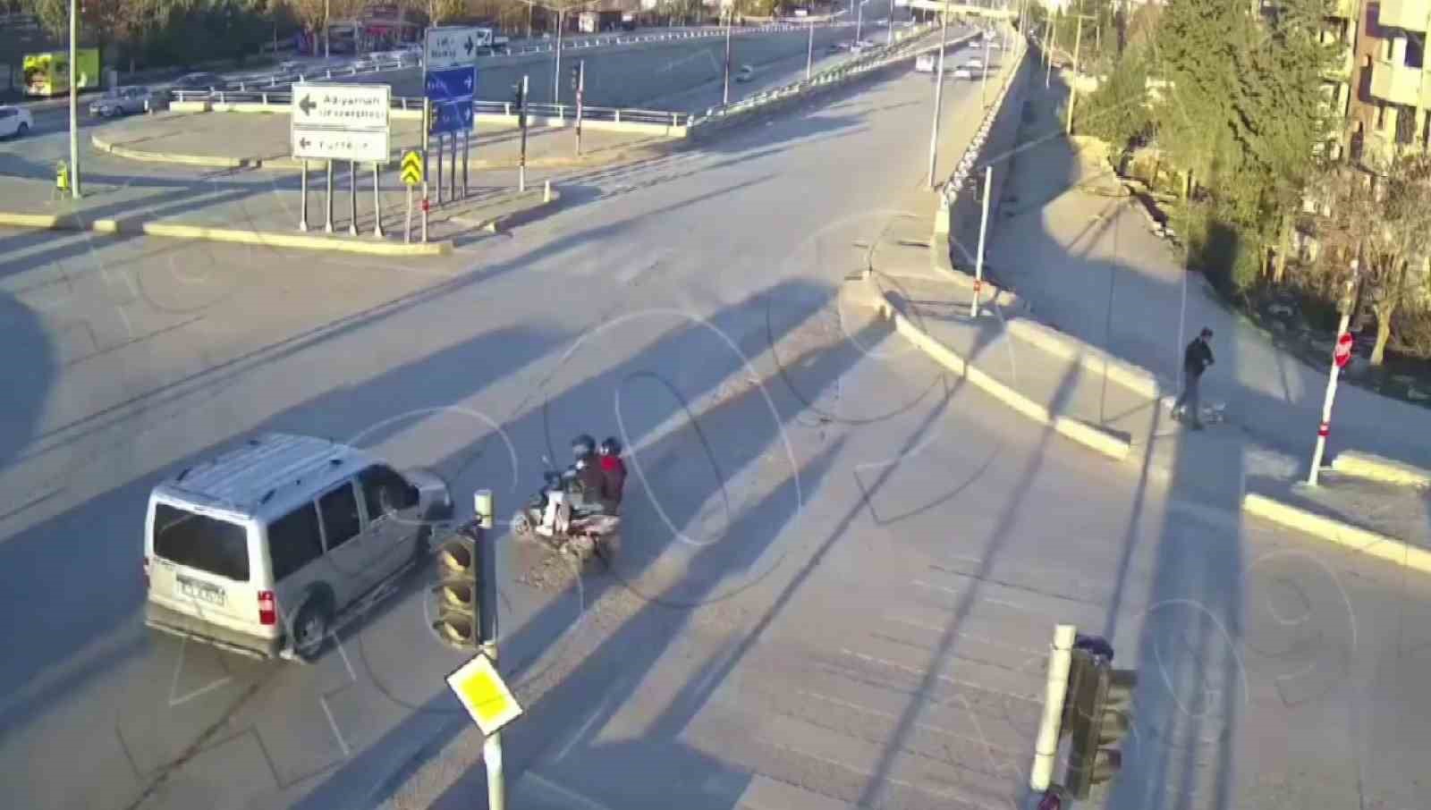 Feci kazalar kameraya yansıdı
