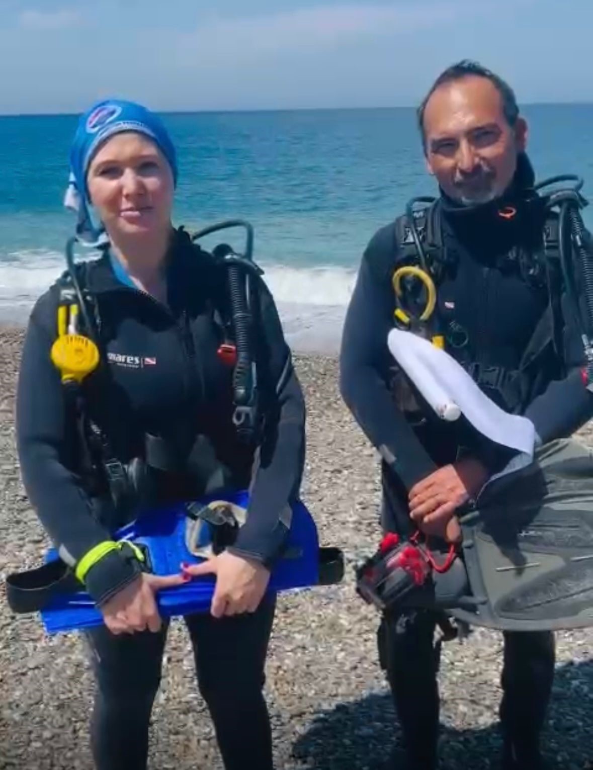 Gazipaşa&rsquo;da caretta carettalar i&ccedil;in deniz dibi temizliği yapıldı
