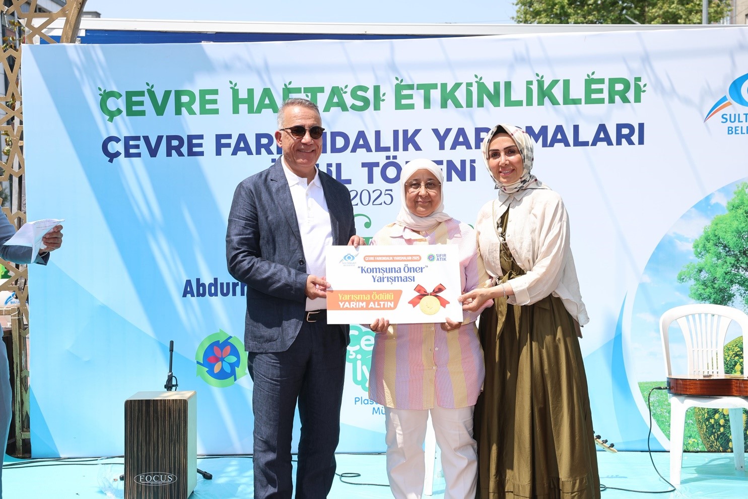 Sultangazi&rsquo;de &Ccedil;evre Haftası Etkinliği ve &Ccedil;evre Farkındalık Yarışması &Ouml;d&uuml;l T&ouml;reni d&uuml;zenlendi
