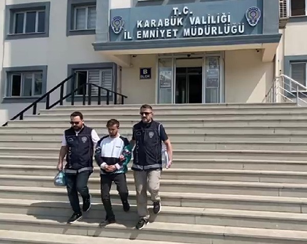 Tır dorselerini yaktığı belirlenen zanlı yakalandı