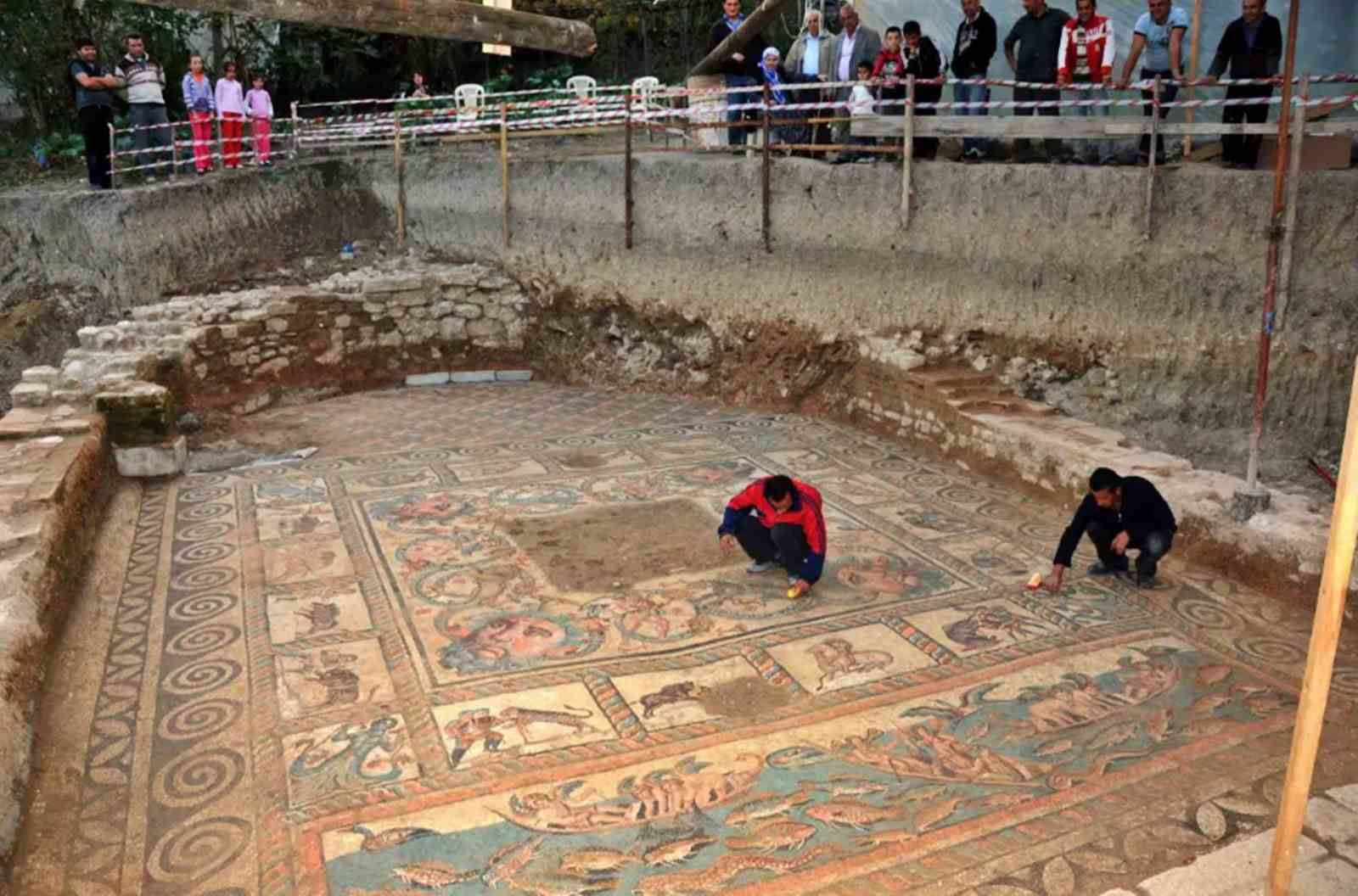 Çaycuma’nın gizli hazinesi Kadıoğlu Mozaikleri korunup, ziyaretçilere açılacak
