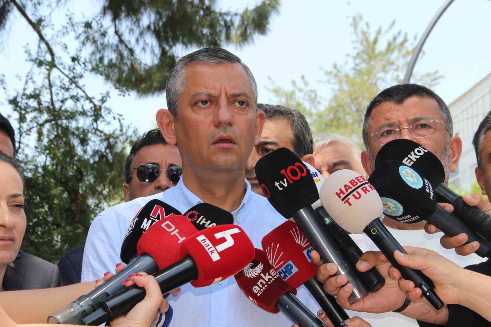 CHP Lideri Özel gündemi değerlendirdi