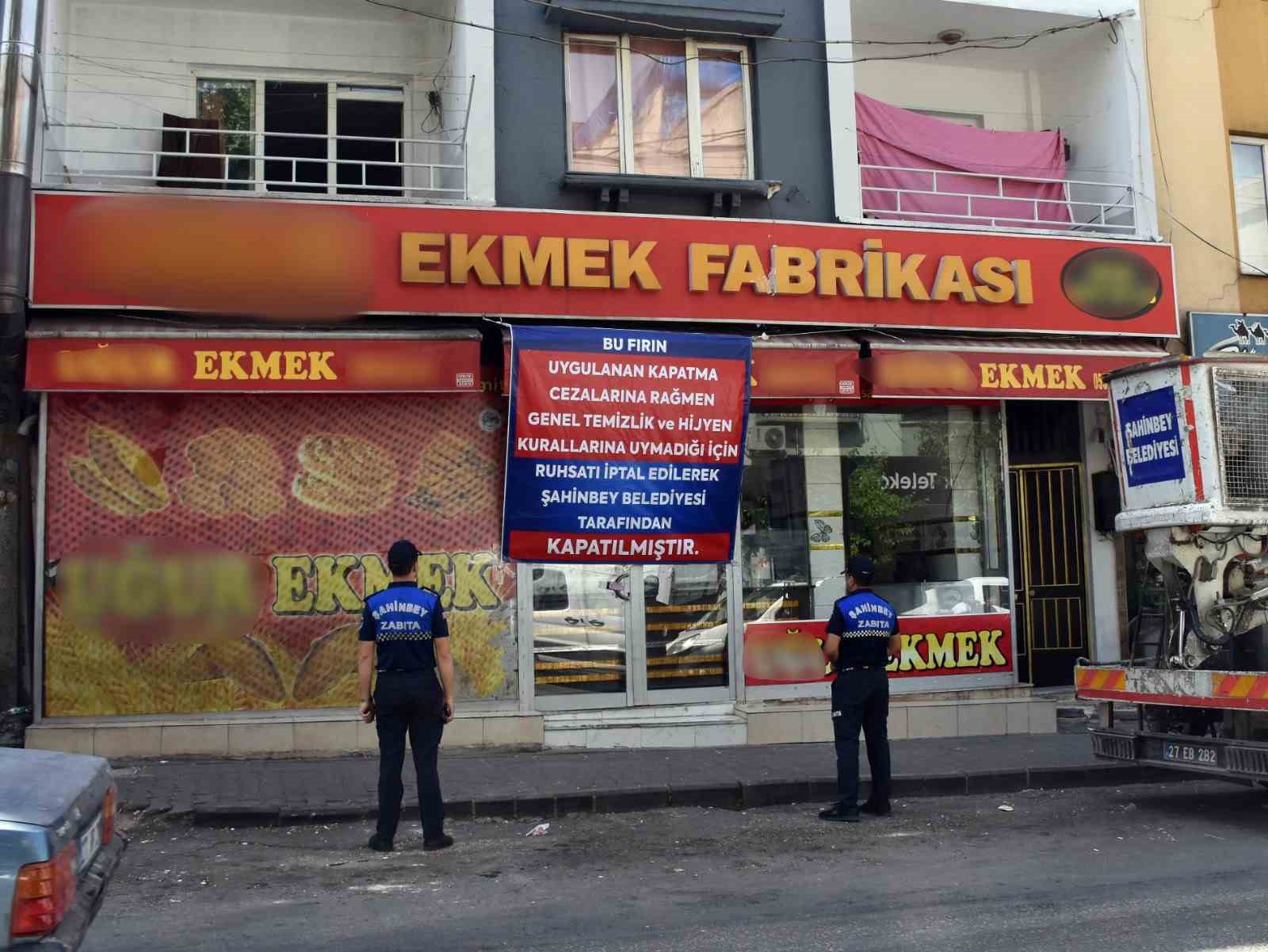 Gaziantep’te hijyen kurallarına uymayan ekmek fırını kapatıldı