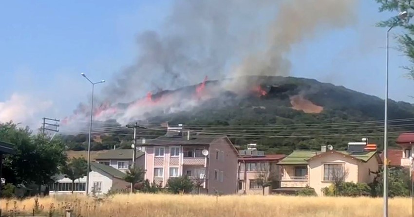 Niksar’da orman yangını, ekiplerin müdahalesi sürüyor