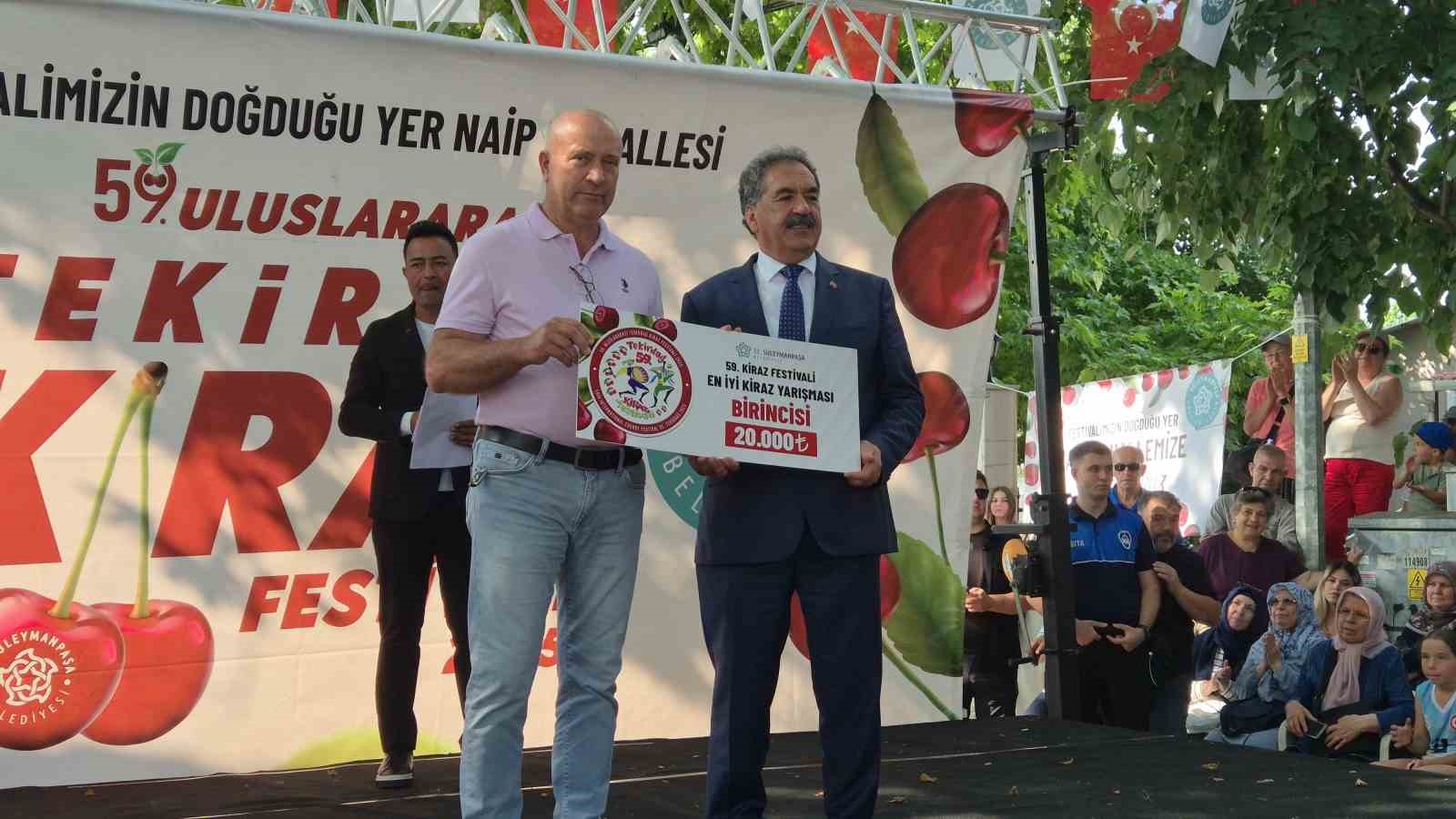 Tekirdağ’da "Kiraz Festivali" coşkuyla başladı
