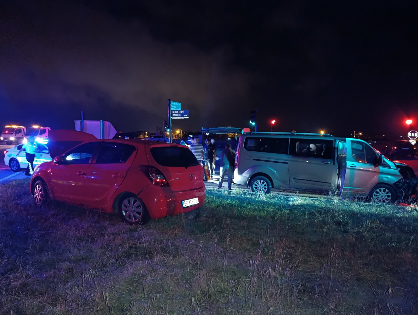 Alkol ve ışık ihlali kazayı beraberinde getirdi: 2 yaralı