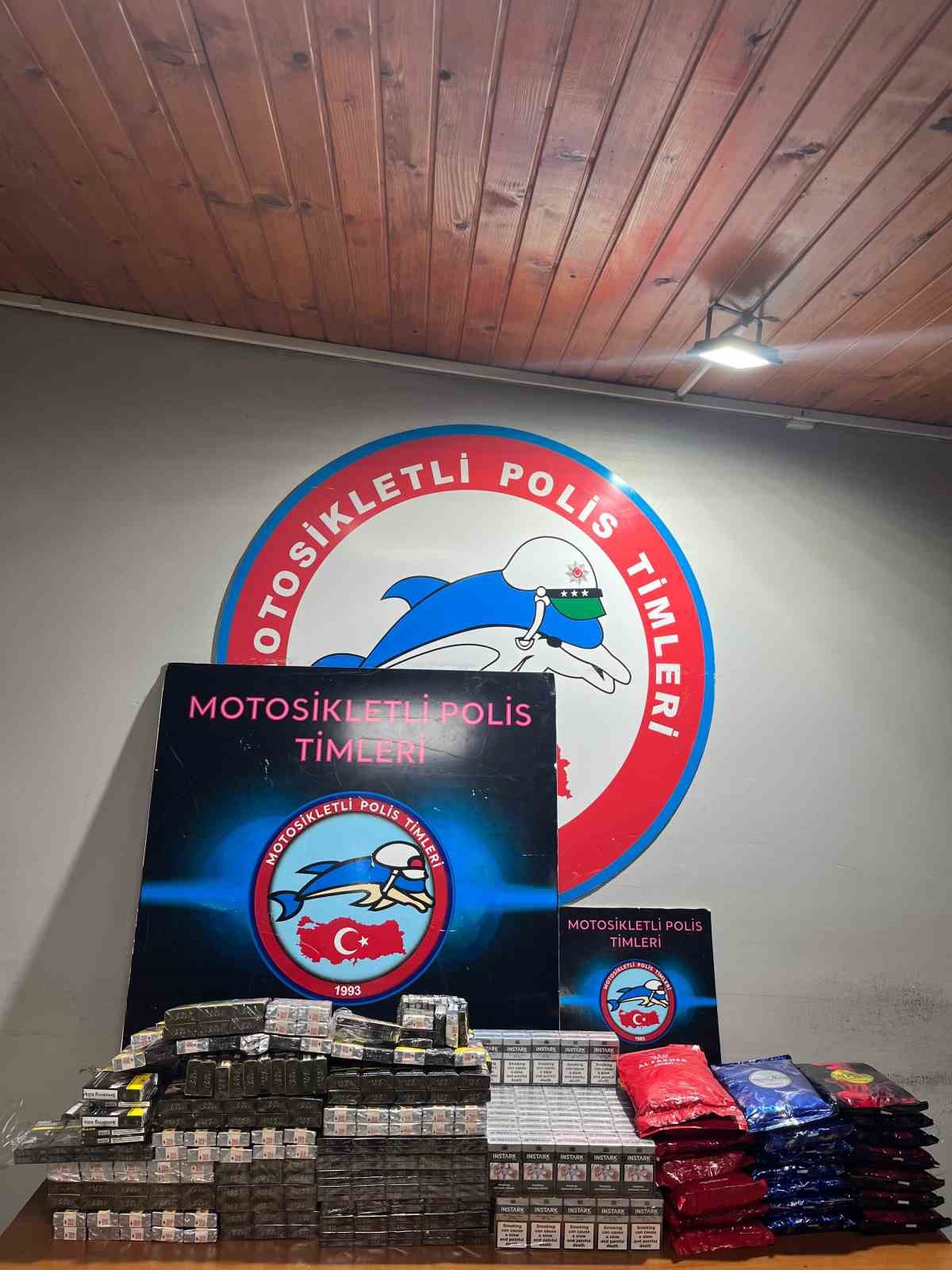 İskenderun’da kaçak sigara ve nargile tütünü ele geçirildi