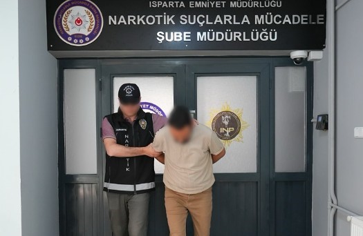 Isparta’da uyuşturucu operasyonunda 1 kişi tutuklandı