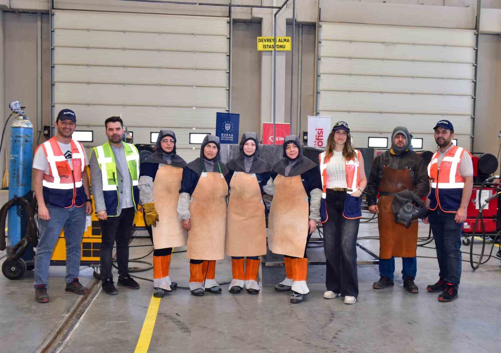 Bursa’da eğitim alan kadınlar kaynak ustası olarak istihdam edilecek