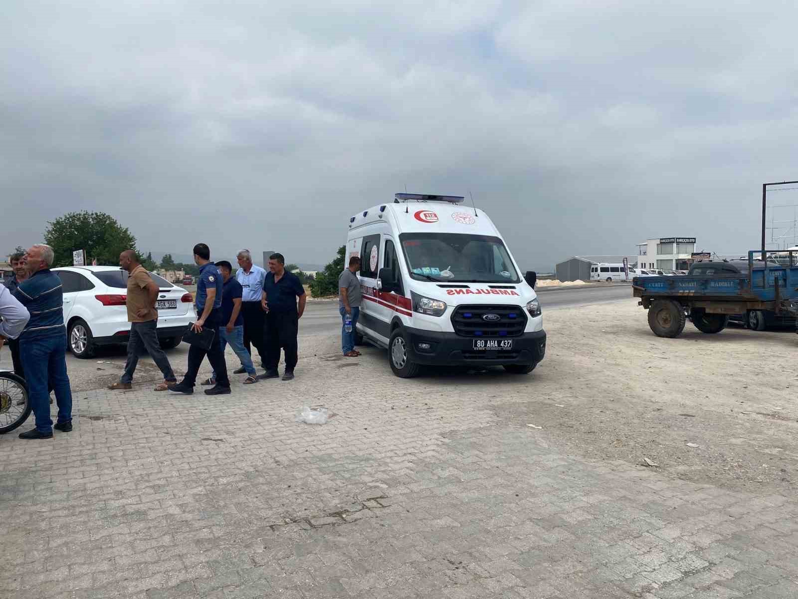 Osmaniye’de araçla çarpışan motosikletteki 2 kişi yaralandı