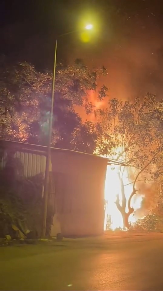 &Ouml;zdilek Park&rsquo;ta y&uuml;kselen alevler, serinlemek i&ccedil;in gelenlerin tadını ka&ccedil;ırdı
