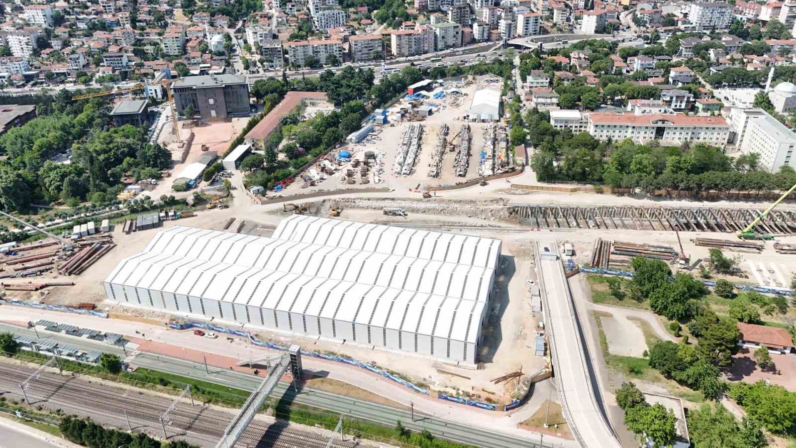 Körfezray Metro Projesi’nde çalışmalar devam ediyor
