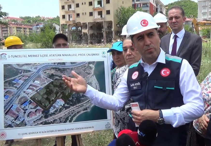 Tunceli’de kentsel dönüşümün ilk adımı atıldı
