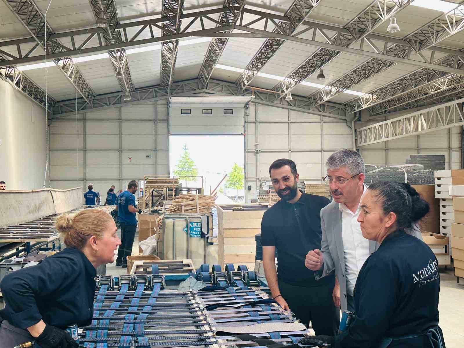 Milletvekili Çopuroğlu; fabrika ziyaretleriyle programlarına başladı