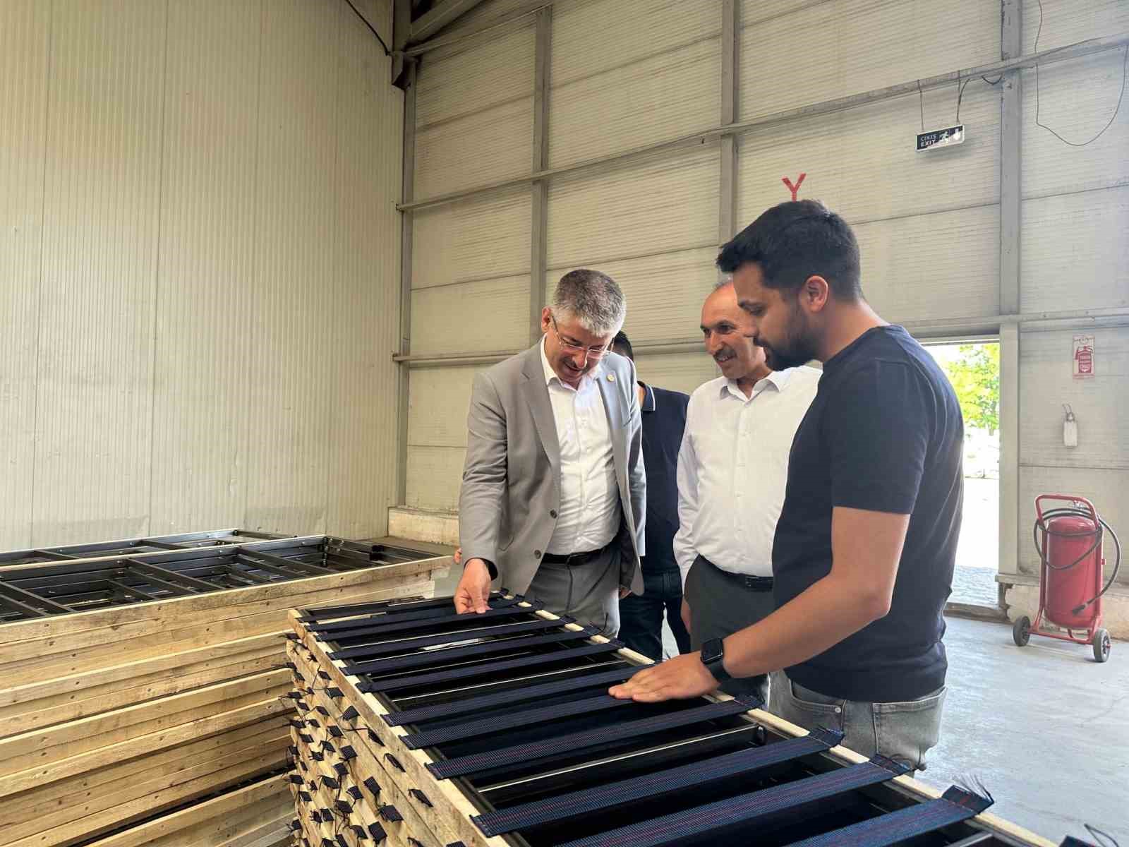 Milletvekili &Ccedil;opuroğlu; fabrika ziyaretleriyle programlarına başladı
