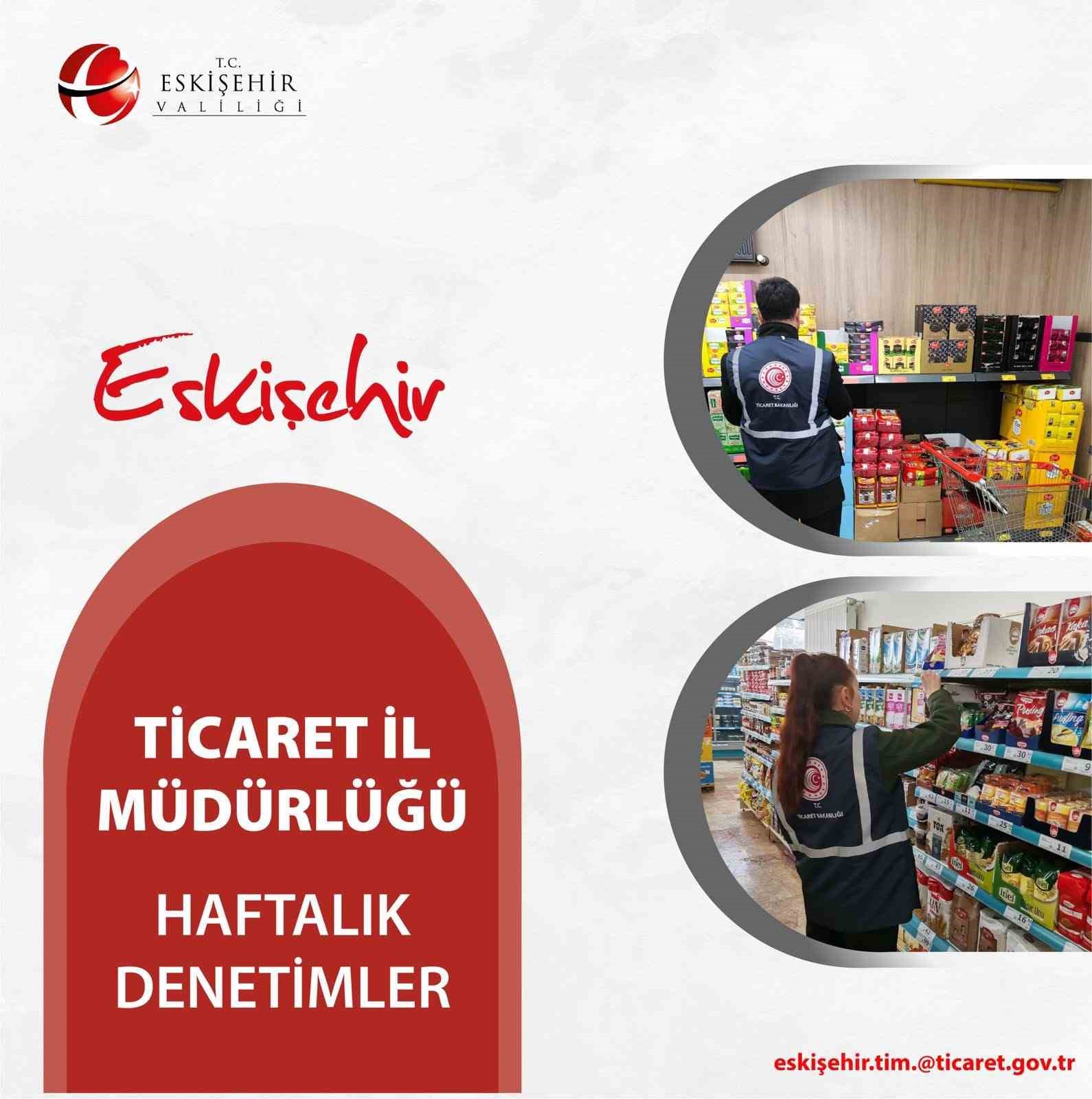 Ticaret İl Müdürlüğü’nün denetimlerinde firmalara 199 bin 458 TL ceza kesildi