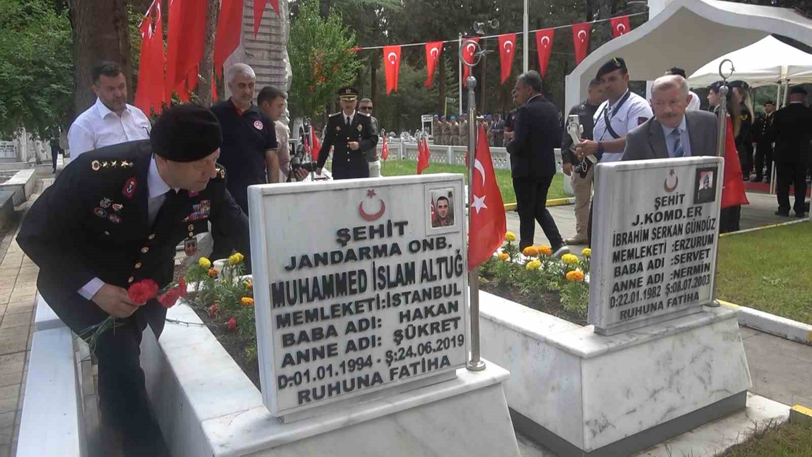 Yalova’da jandarmanın kuruluş yıldönümünde şehitler anıldı