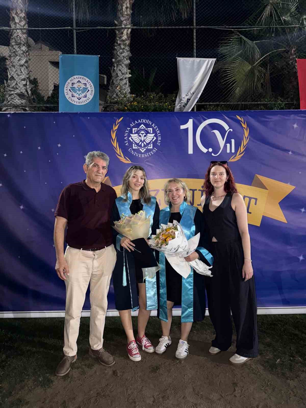 ALK&Uuml;&rsquo;de Mezuniyet T&ouml;reni duygu dolu anlara sahne oldu
