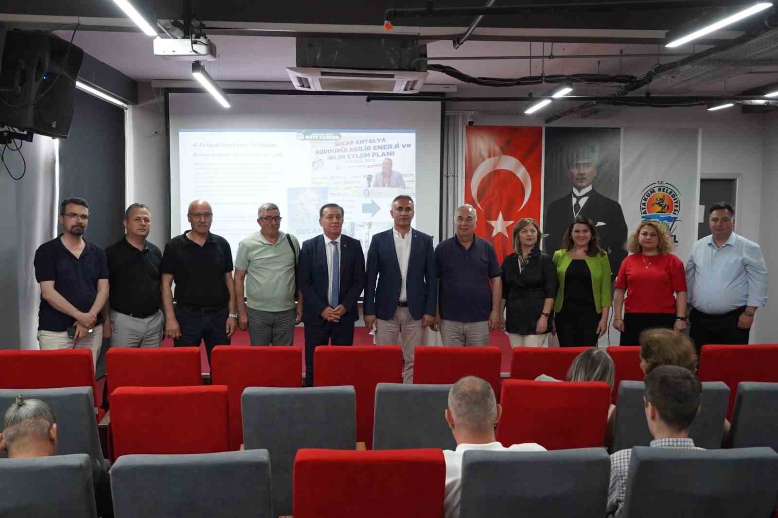 Atakum&rsquo;da &rsquo;&Ccedil;evre Haftası&rsquo; kapsamında s&ouml;yleşi programı
