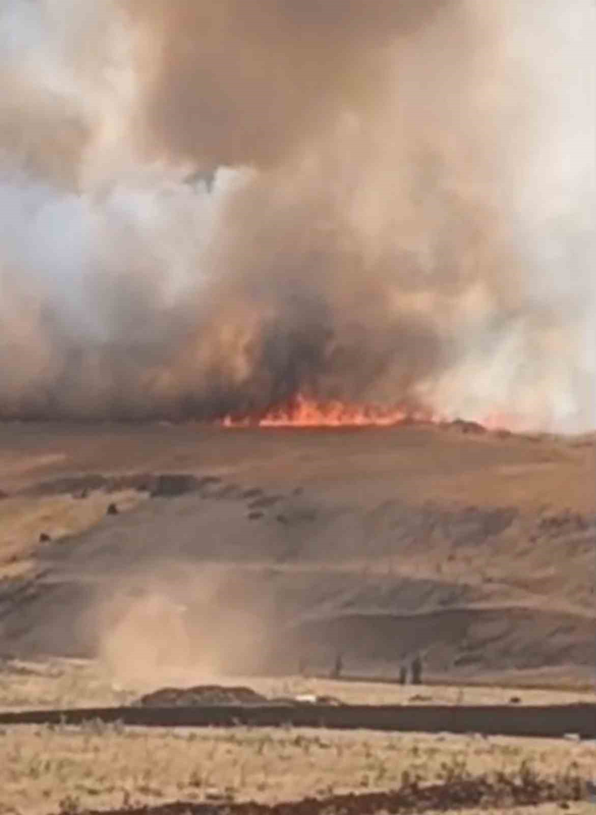 Mardin&rsquo;de alevler yeniden y&uuml;kseldi
