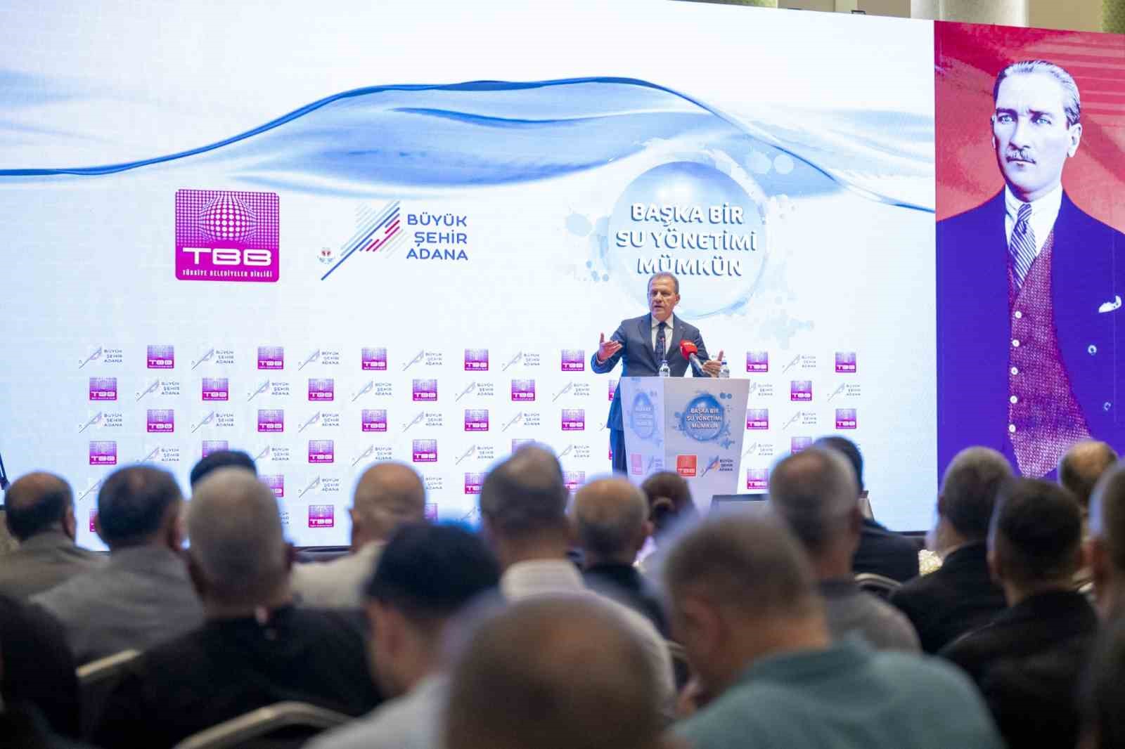 Başkan Seçer: &quot;Sadece Türkiye değil, dünya bir su stresi yaşıyor&quot;
