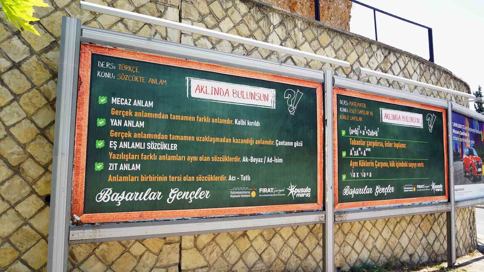 Kahramanmaraş&rsquo;ta LGS &ouml;ncesi her k&ouml;şe de bilgi
