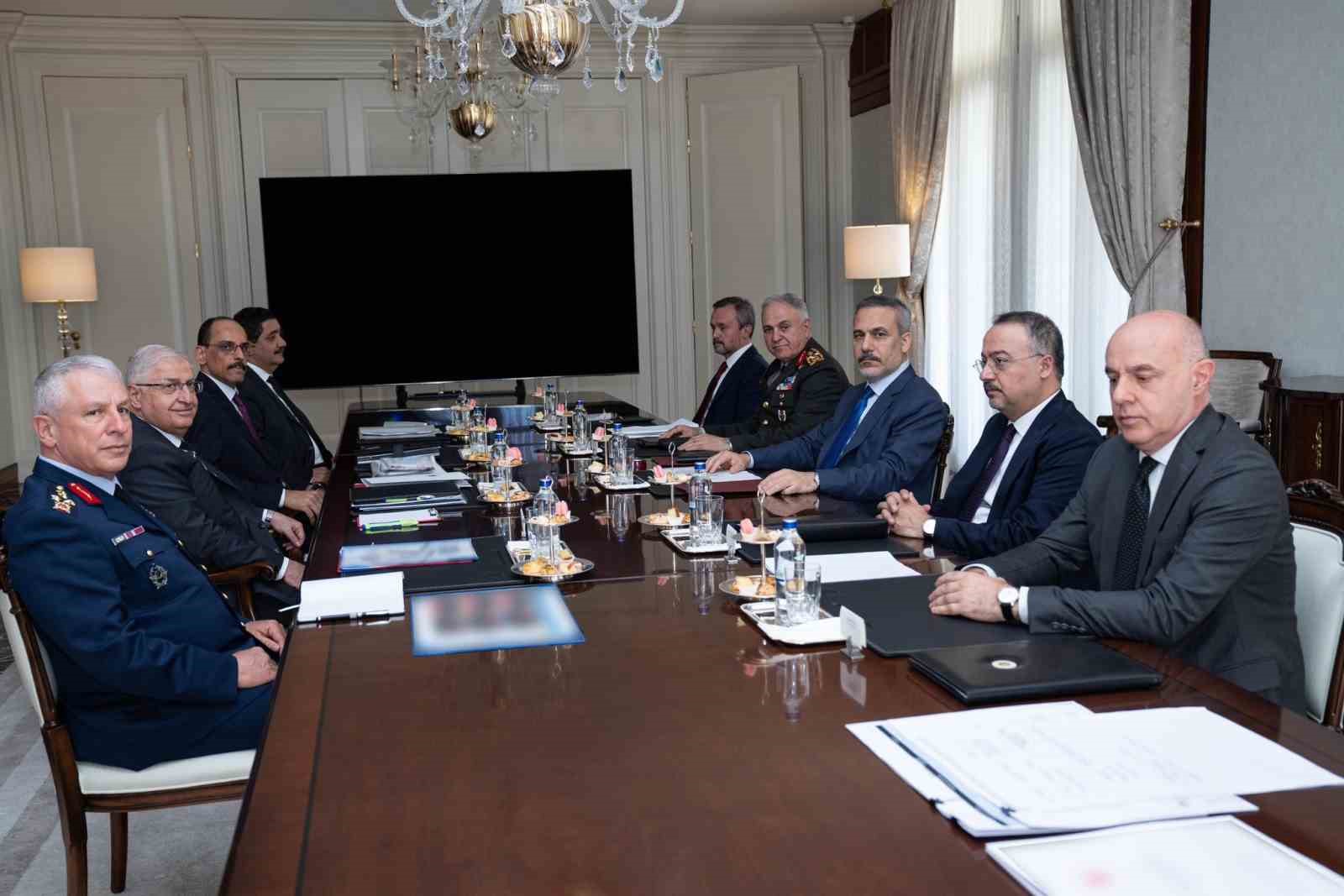 Bakan Güler, Bakan Fidan ve MİT Başkanı Kalın, son bölgesel gelişmeleri ele aldı