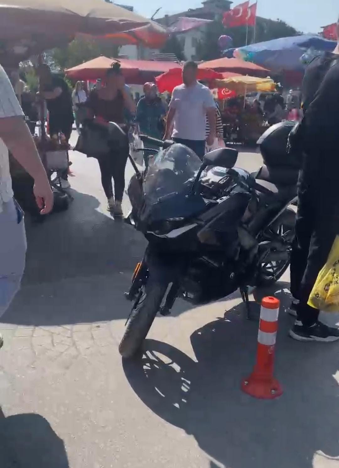 Ters y&ouml;nden gelen motosiklet s&uuml;r&uuml;c&uuml;s&uuml;ne para cezası
