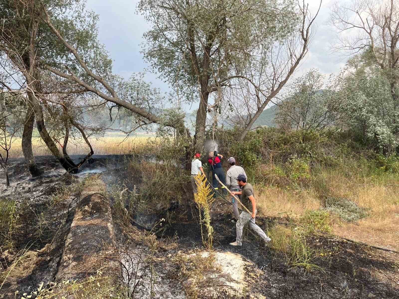 &Ccedil;orum&rsquo;da arazi yangını
