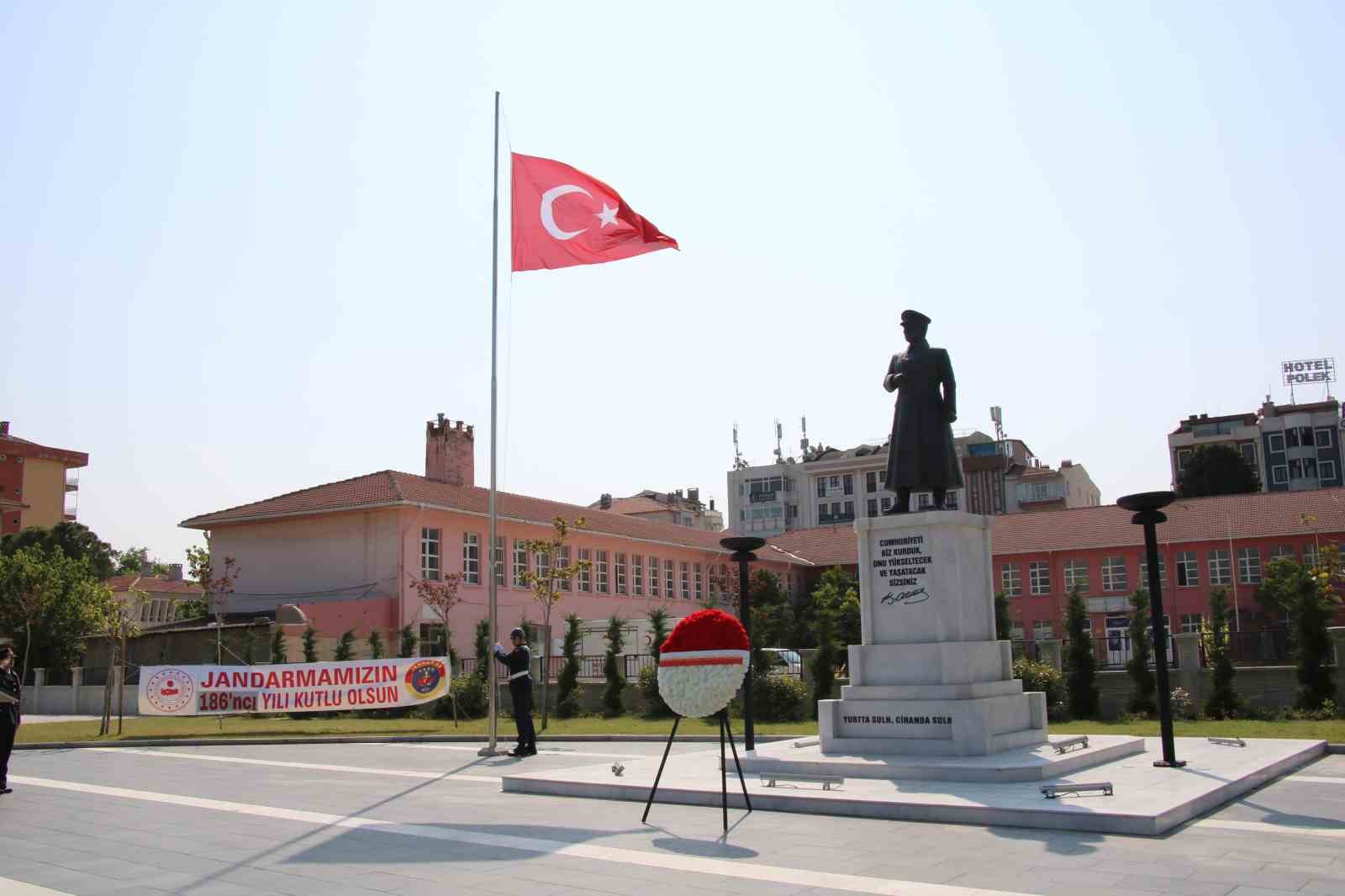 Çanakkale’de Jandarmanın 186’ncı kuruluş yıl dönümü kutlandı