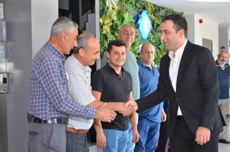 Söğüt muhtarlarından Kaymakam Tuncer’e veda yemeği