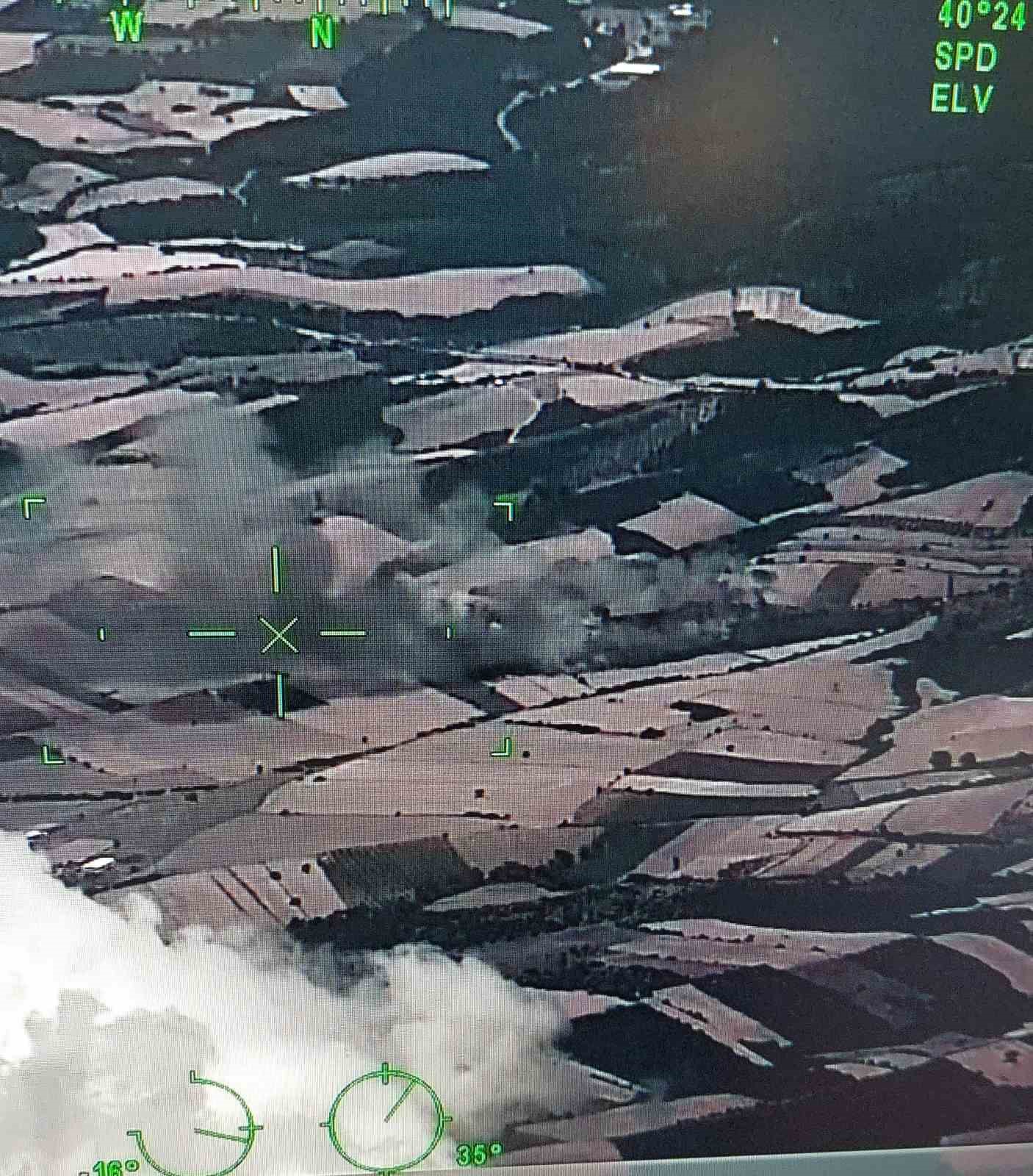 Çanakkale’de tarım arazisinde yangın