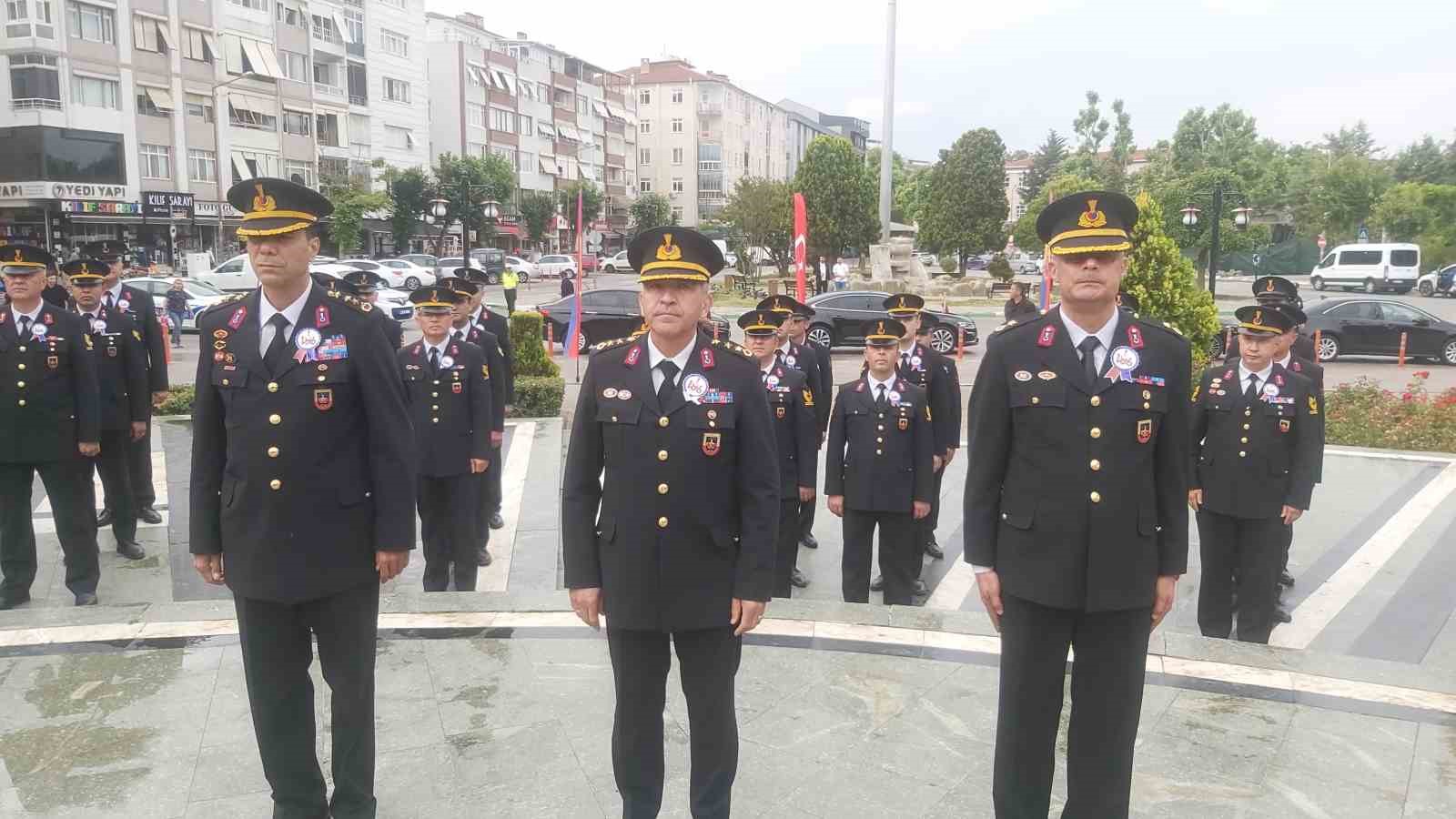 Kırklareli’nde Jandarma Teşkilat’nın 186. kuruluş yıl dönümü törenlerle kutlanıyor