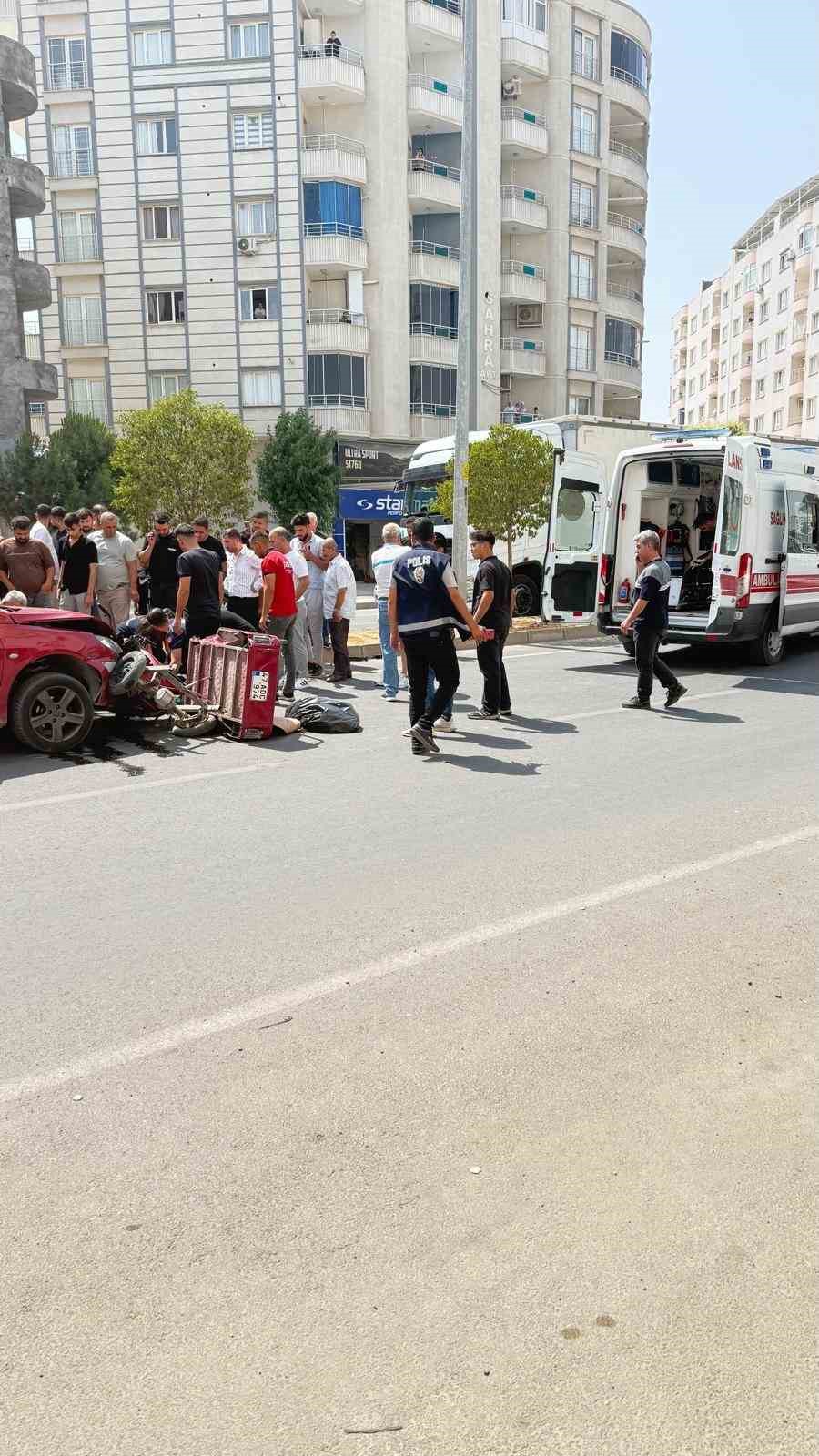 Mardin’de trafik kazası: 2 yaralı