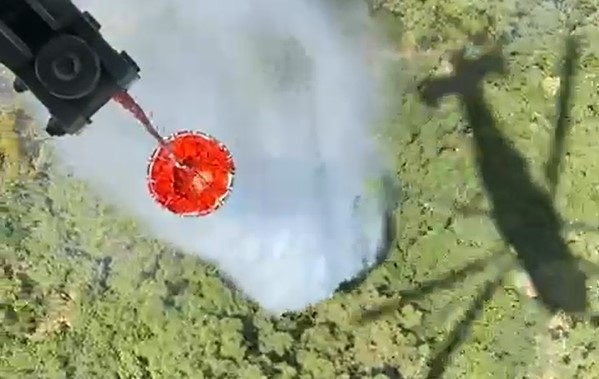 Germencik’teki orman yangına 6 helikopter ile müdahale ediliyor