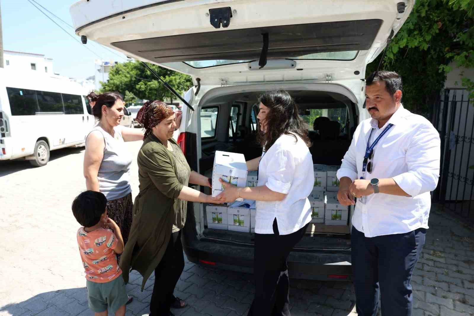 Bodrum Belediyesi ’Halk Süt Projesi’ni sürdürüyor