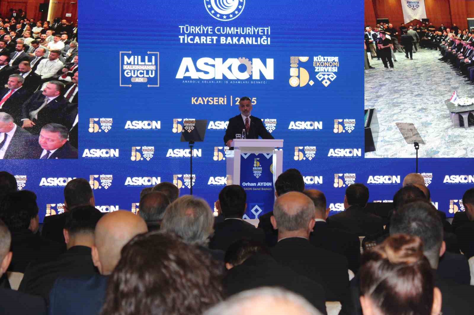 ASKON Genel Başkanı Aydın: "Müreffeh yarınlara ulaşmak için her zamankinden daha çok çalışacağız"
