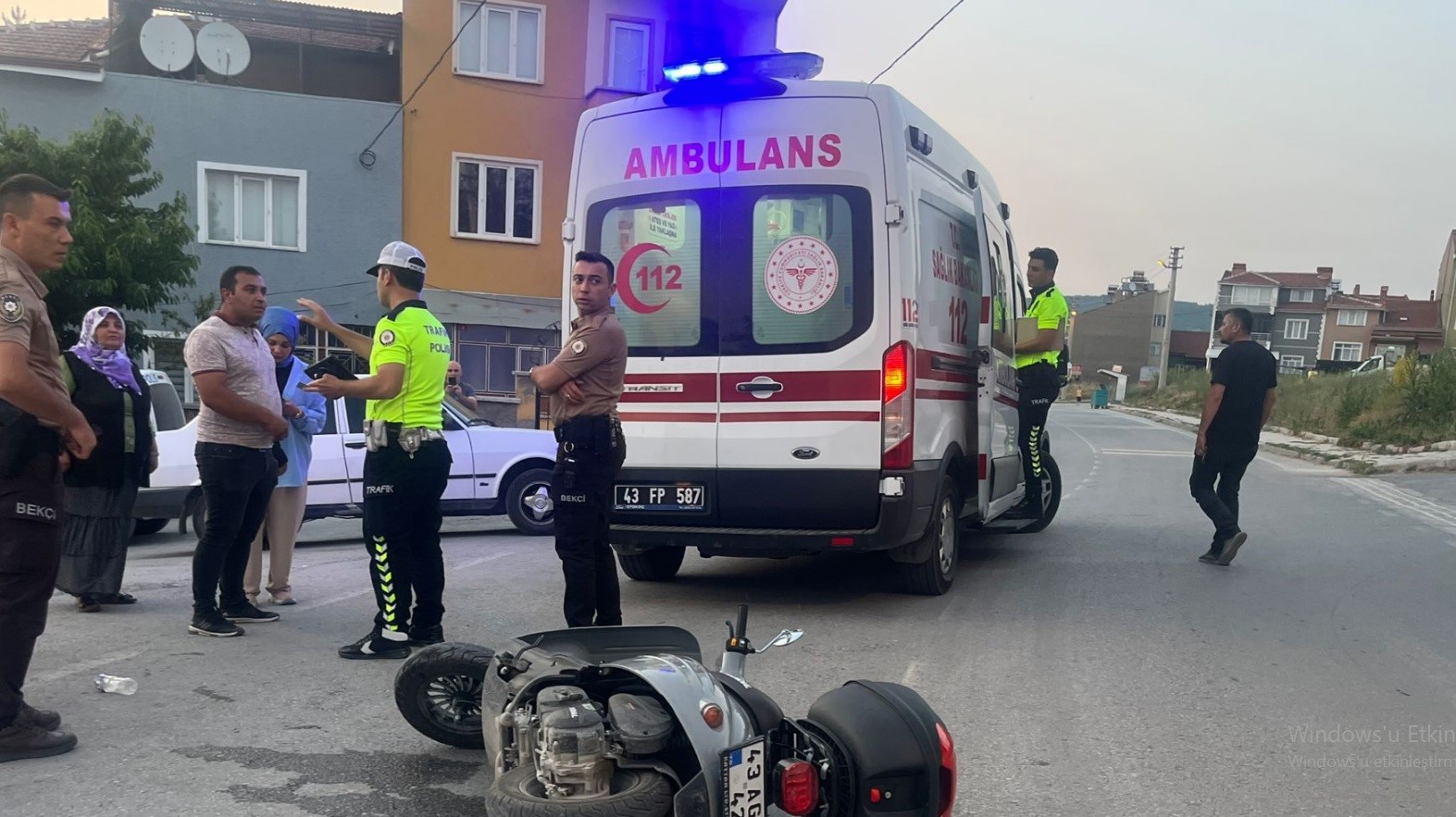 Tavşanlı’da trafik kazası: 1 yaralı