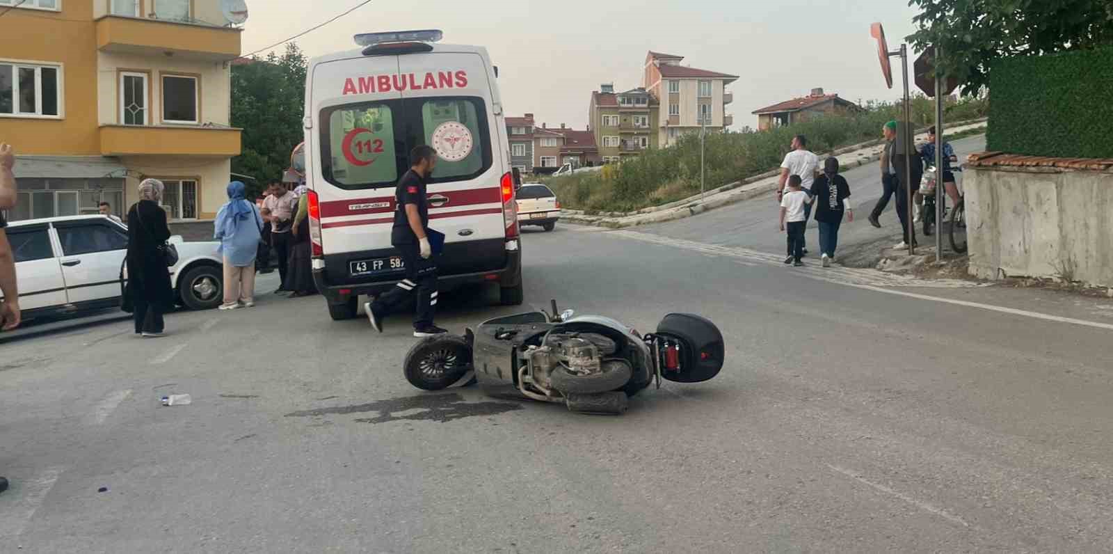 Tavşanlı&rsquo;da trafik kazası: 1 yaralı
